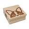 Peeking Boston Terrier Dog Square Rubber Stamp for Stamping Crafting